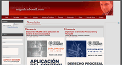 Desktop Screenshot of miguelcarbonell.com